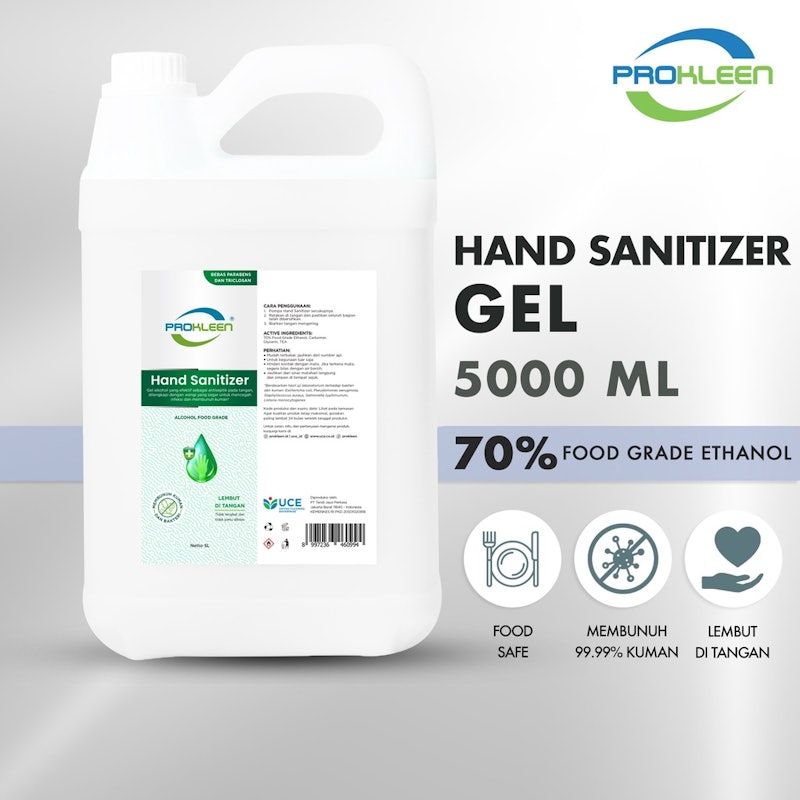 Hand Sanitizer 70% Antiseptic Gel Food Grade
