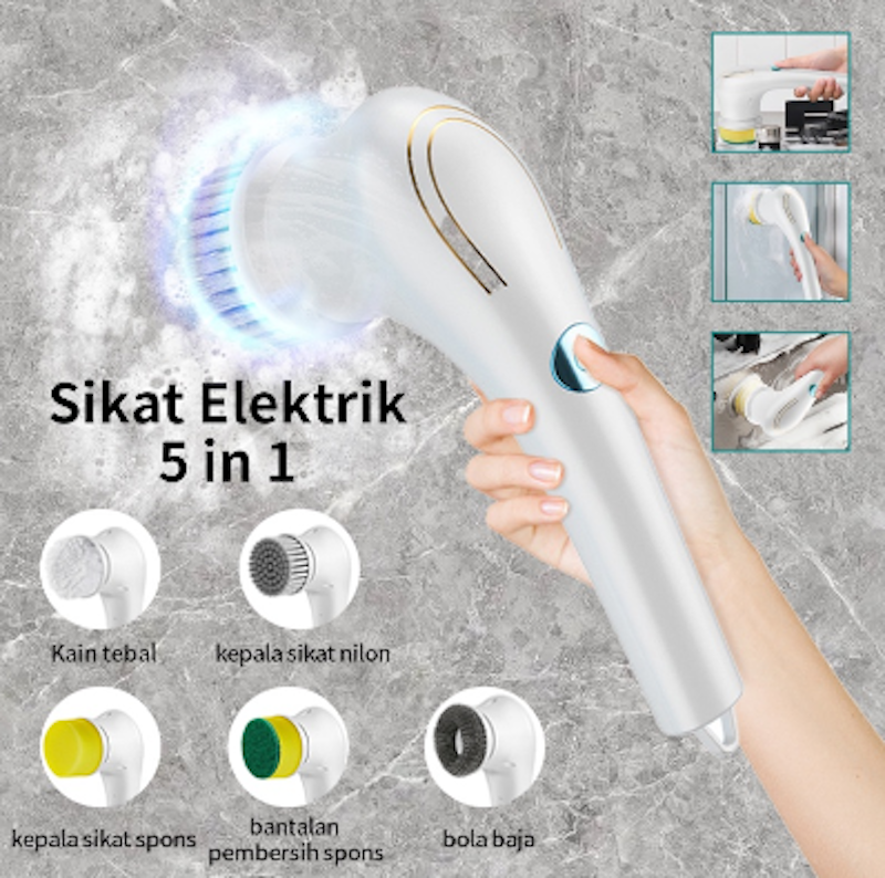 UPHOME Sikat Elektrik 5in1