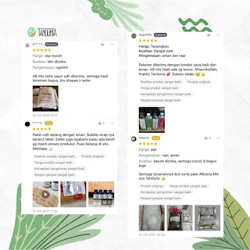 AB Mix Cair Bunga Nutrisi Instant
