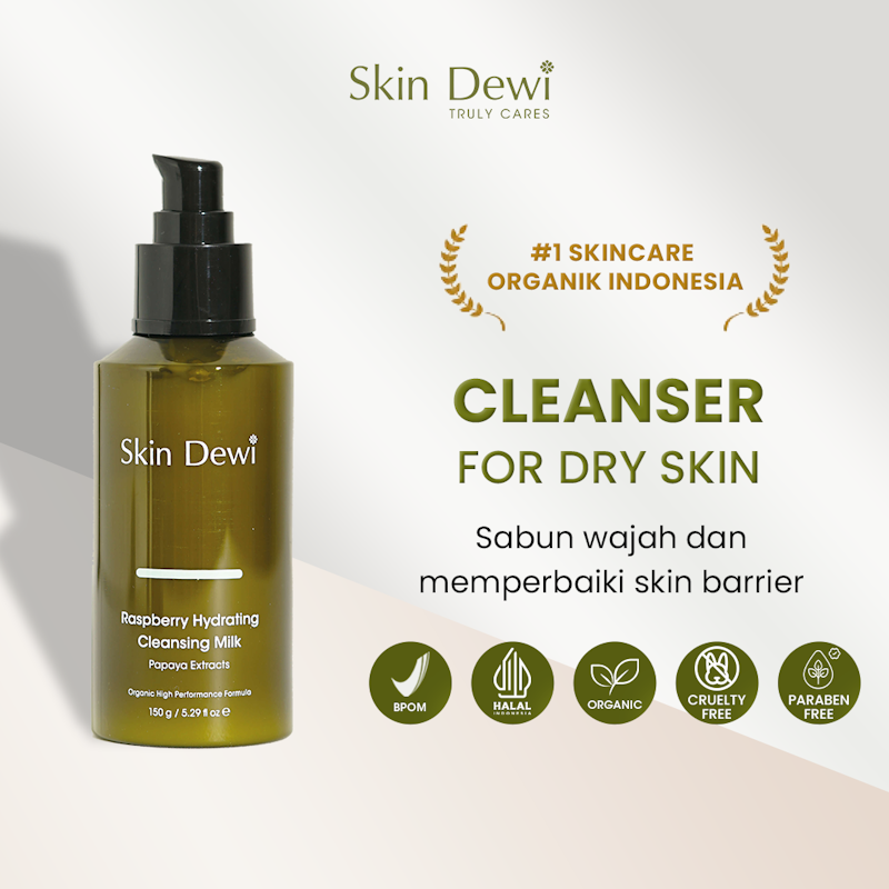 Skin Dewi Raspberry Cleansing Milk
