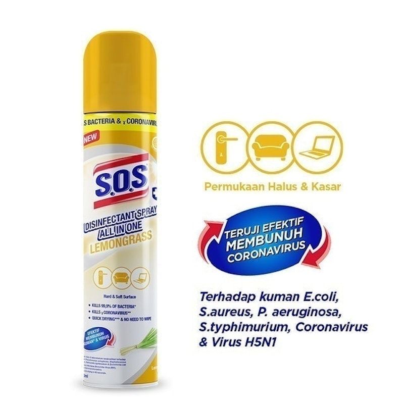 SOS Disinfectant Spray All in One