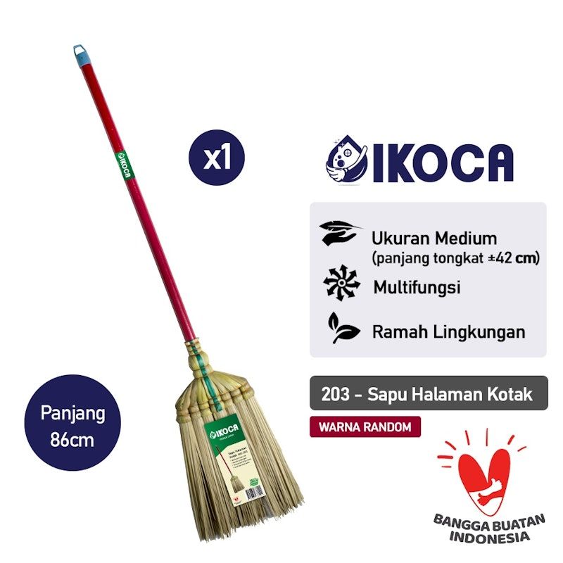 Sapu Lidi Halaman Kotak Medium