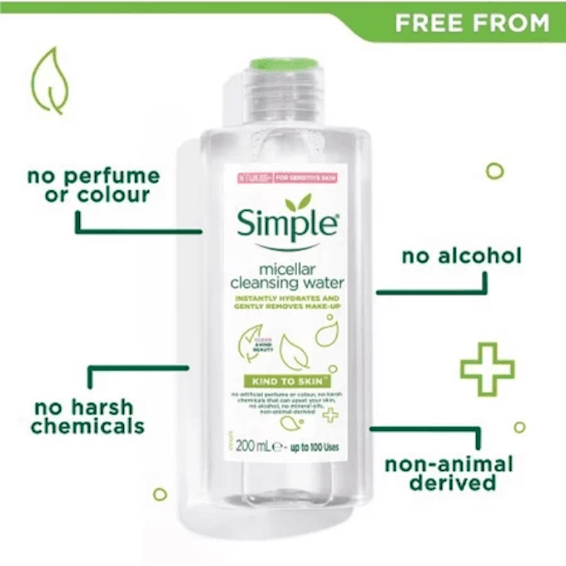 Simple Kind to Skin Cleansing Micellar Water