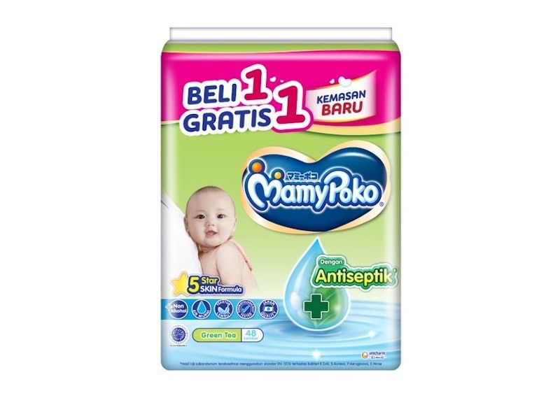 MamyPoko Tissue Basah Reguler Antiseptik