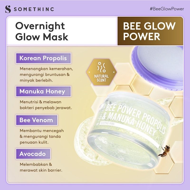 SOMETHINC Bee Power & Propolis Manuka Honey Sleeping Mask