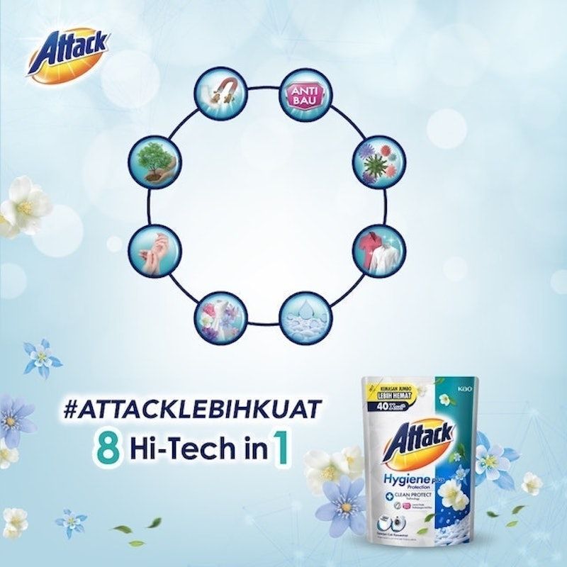 Attack | Hygiene Plus Deterjen Cair