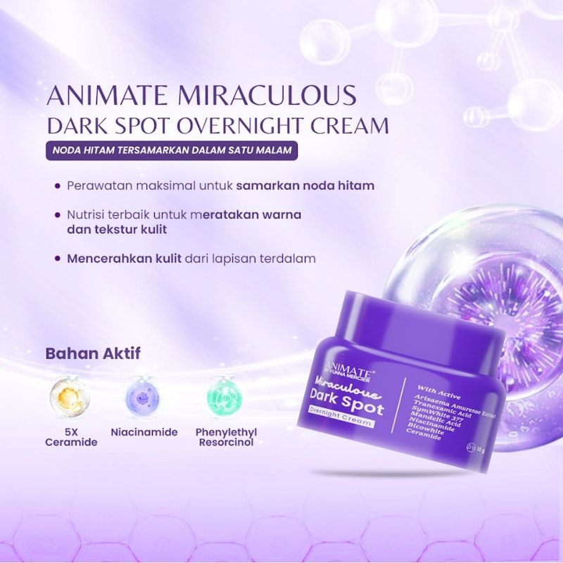 Animate Miraculous Dark Spot Overnight Cream