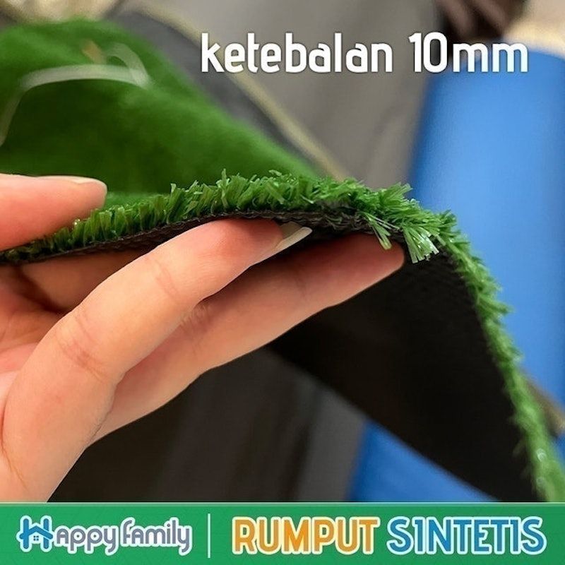 Rumput Sintetis Full Hijau 10 mm