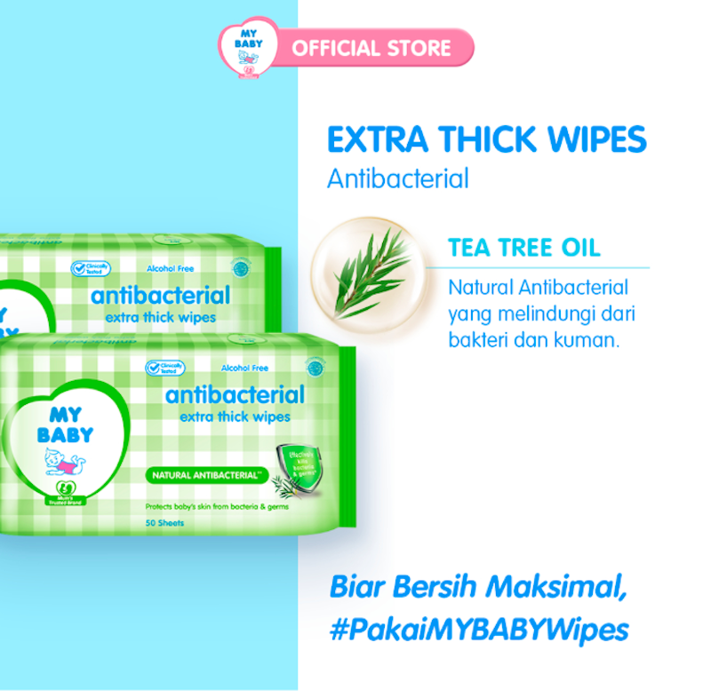 Antibacterial Extra Thick Wipes