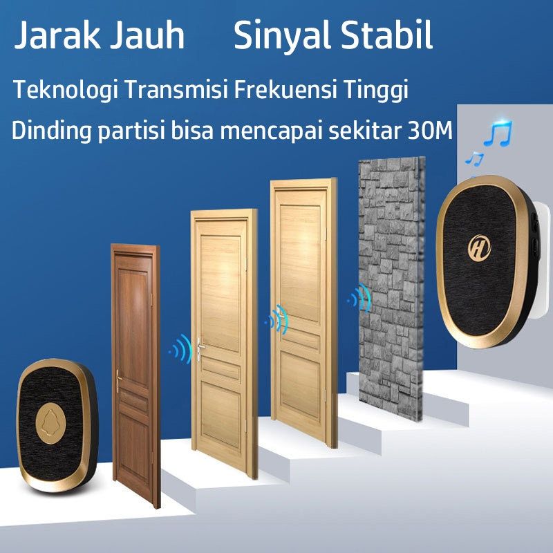 KOOMAS Bel Rumah Tanpa Kabel