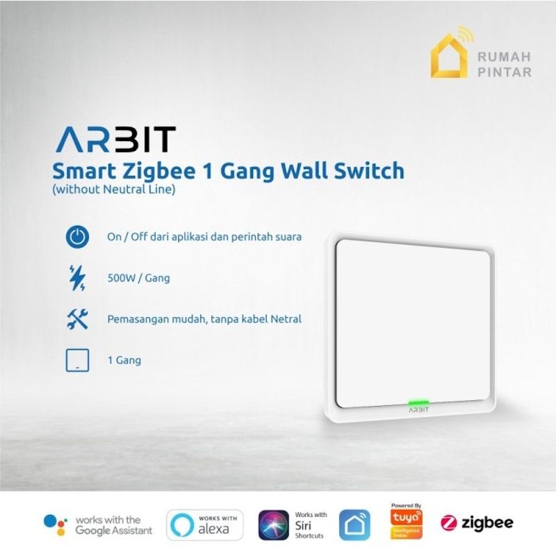 ARBIT Smart Zigbee 2 Gang Wall Switch