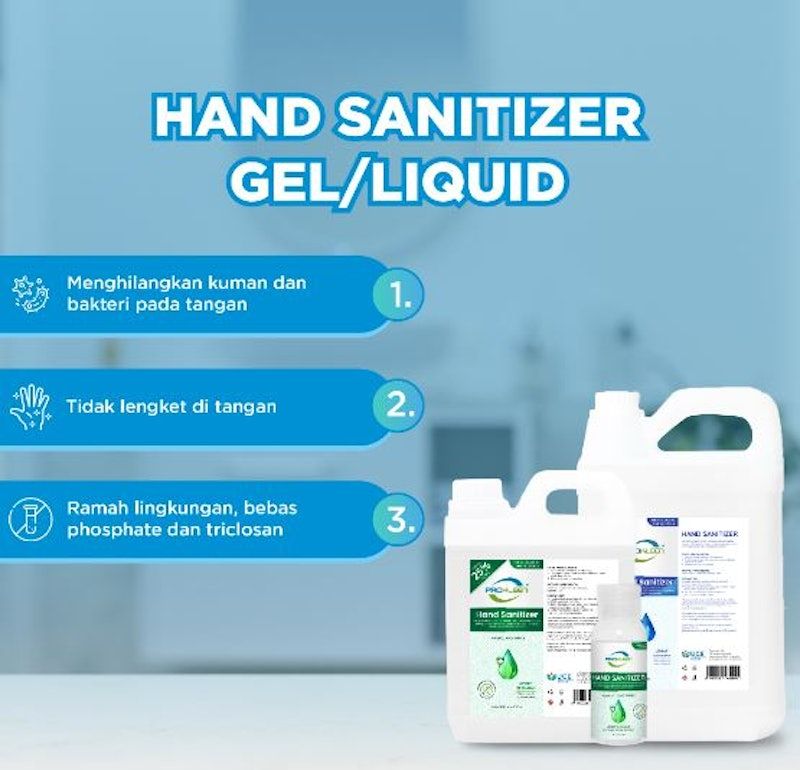 Hand Sanitizer 70% Antiseptic Gel Food Grade