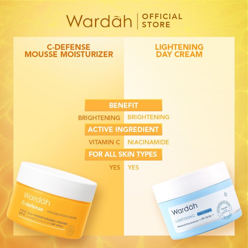 Wardah | C-Defense Mousse Moisturizer