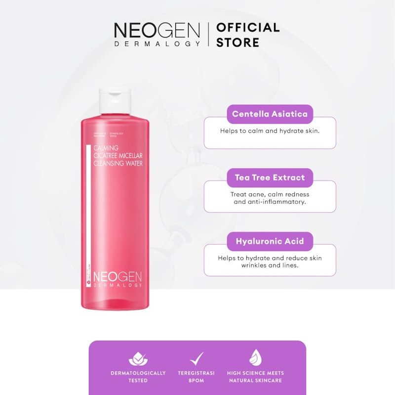 Neogen Dermalogy Calming Cica Tree Micellar Cleansing Water