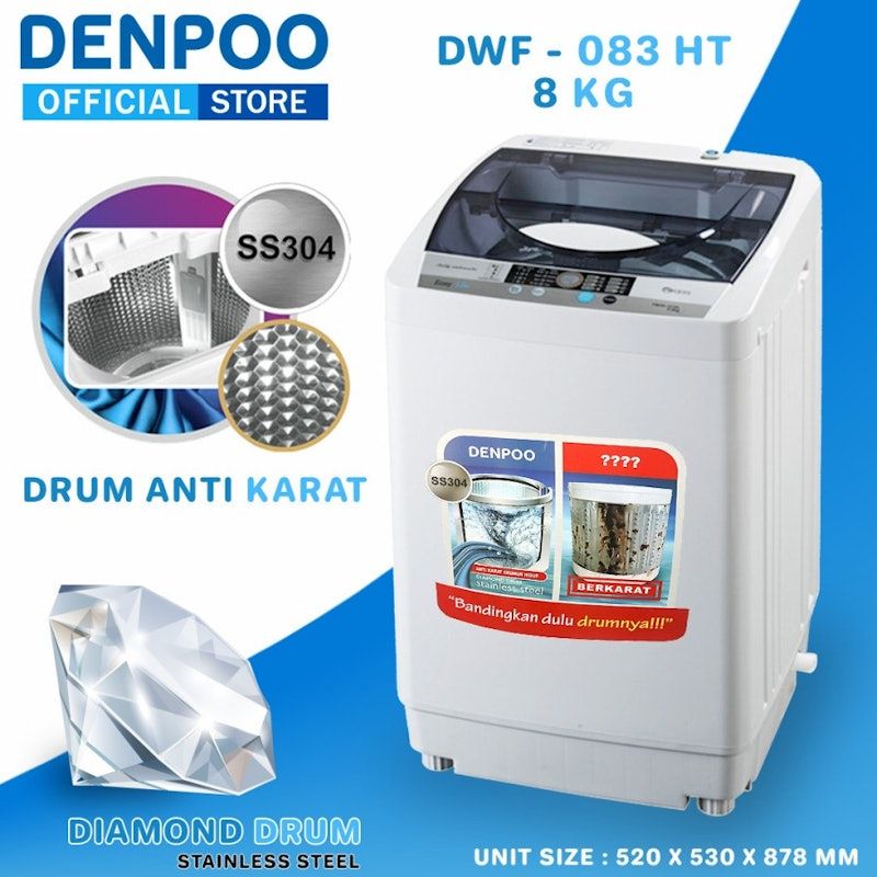 Denpoo Washing Machine Full Auto 6 kg