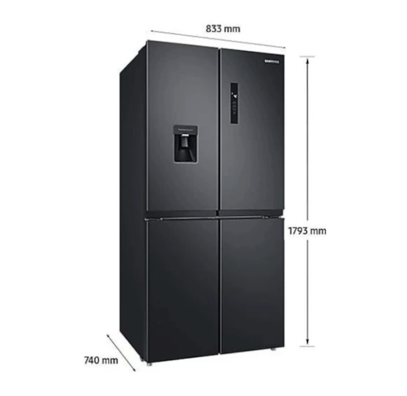 Samsung | 511L Refrigerator FDR Water Dispenser Gentle Black Matt