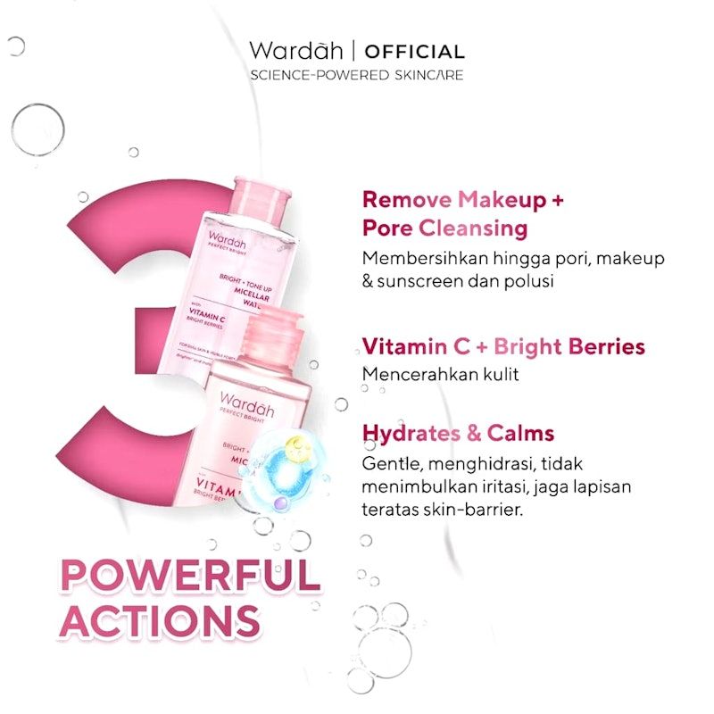 Wardah | Perfect Bright Tone Up Micellar Water