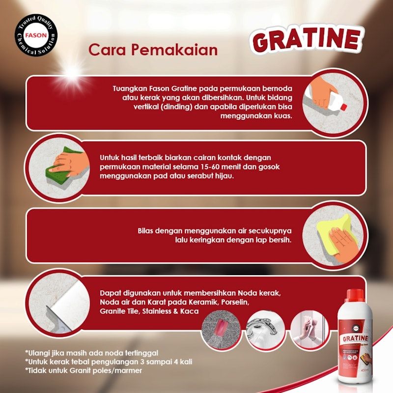 Gratine Pembersih Multifungsi