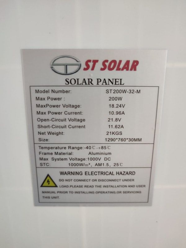 Maysun Solar Solar Panel 200WP
