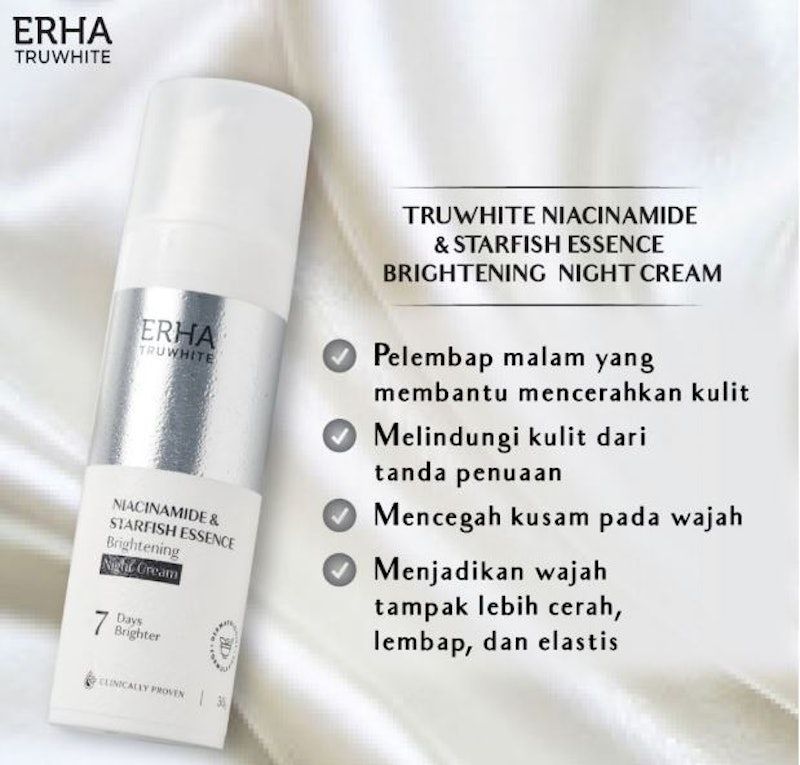 Truwhite Niacinamide & Starfish Essence Brightening Night Cream