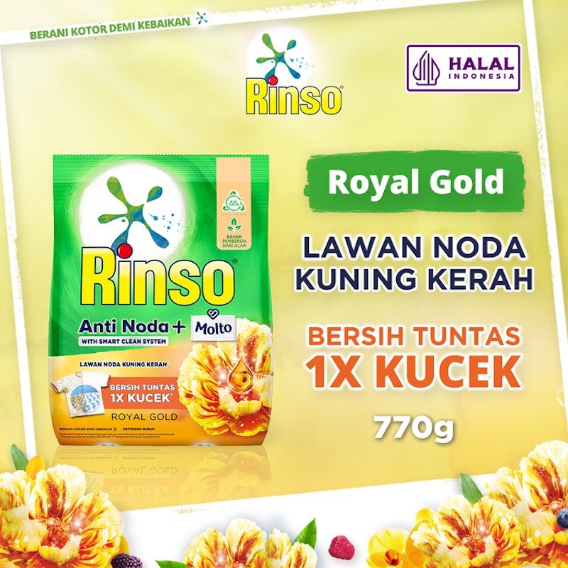 Rinso Molto Royal Gold Detergen Bubuk
