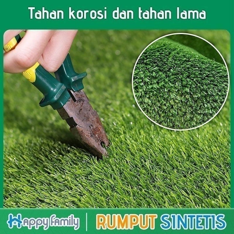 Rumput Sintetis Full Hijau 10 mm