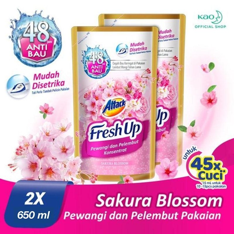 Attack Fresh Up Softener Pewangi Sakura Blossom