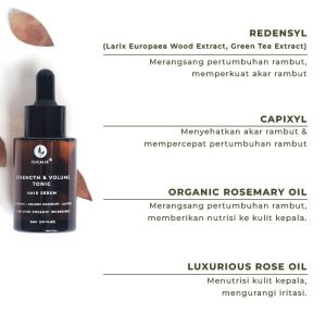 Eucalie Hair Growth Anti Hair Fall Tonic Organic Serum Strength & Volume