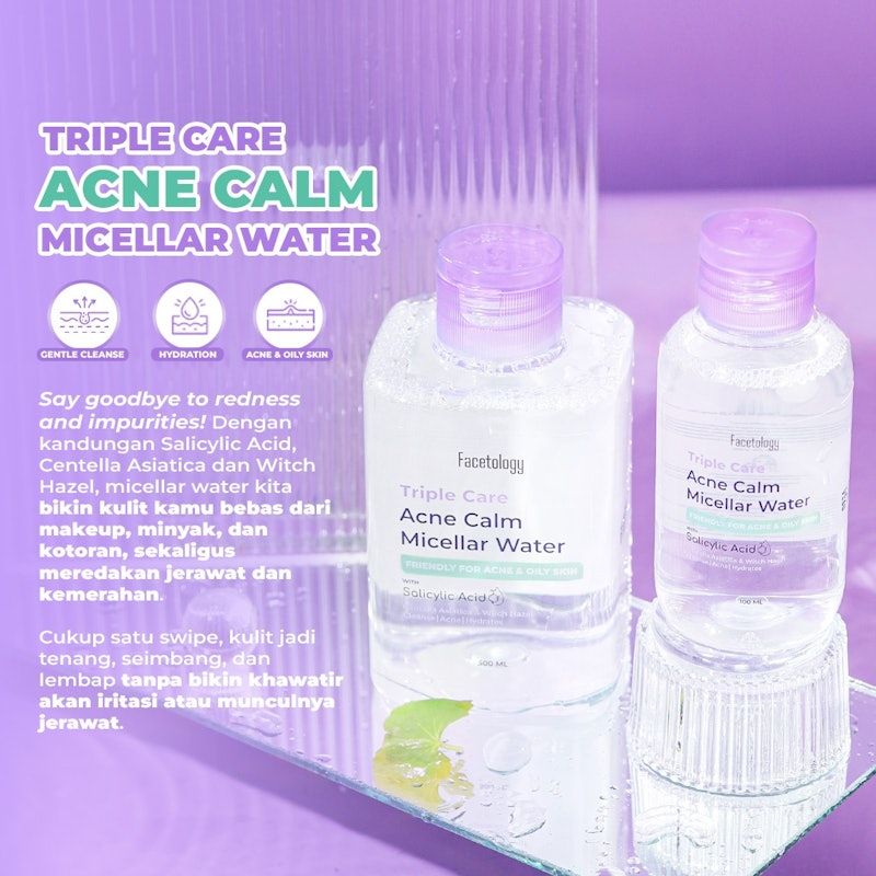 Facetology | Triple Care Acne Calm Micellar Water