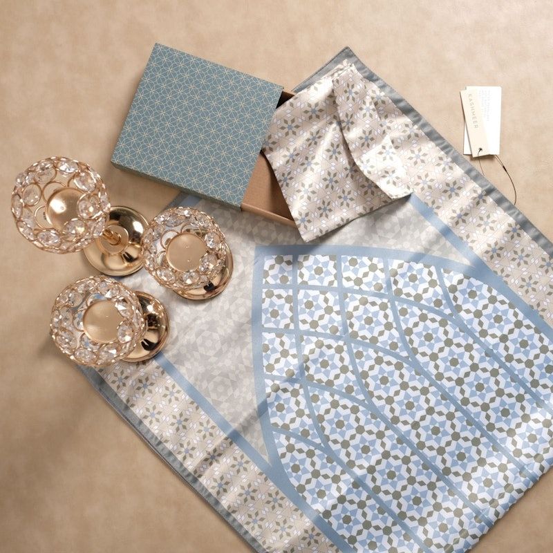 Kashmeer Sajadah Travel Satin Series