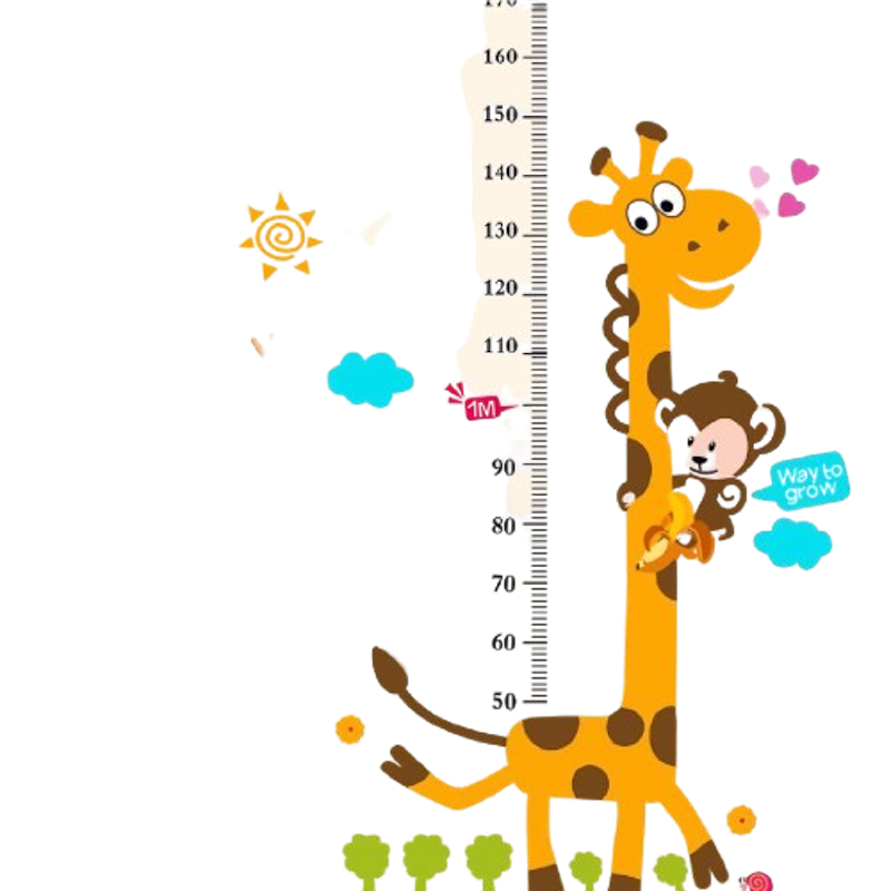 WARS Wallpaper Sticker Dinding Pengukur Tinggi Anak