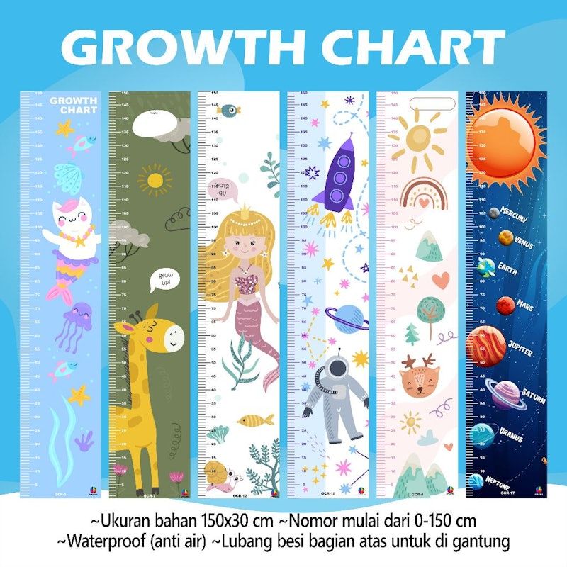 Growth Chart Anak Pengukur Tinggi Badan Anak