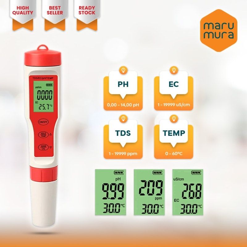Marumura PH Meter Air Digital