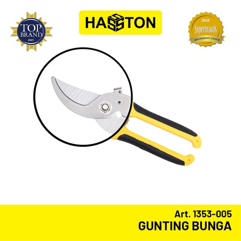 Gunting Bunga Handgrip Karet 2 Warna