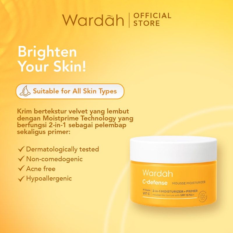 Wardah | C-Defense Mousse Moisturizer