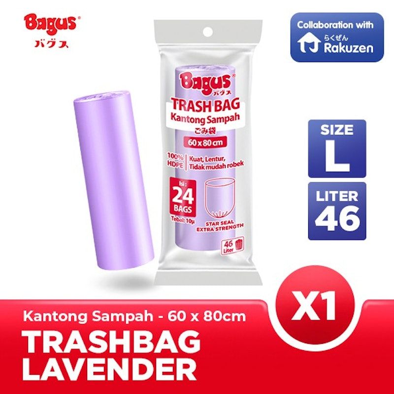 Trash Bag Roll 24's - 46 L