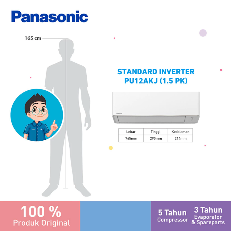 Panasonic | AC Standard Inverter PU-AKJ Series