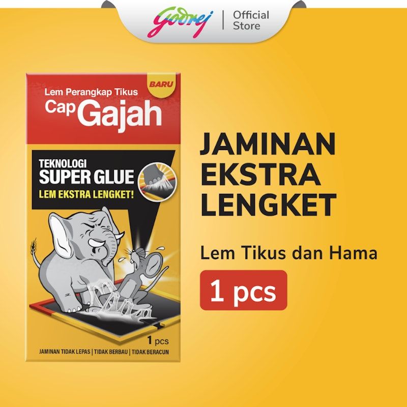 Cap Gajah Lem Perangkap Tikus