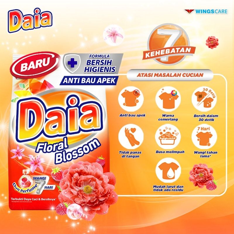 Daia | Detergen Bubuk Floral