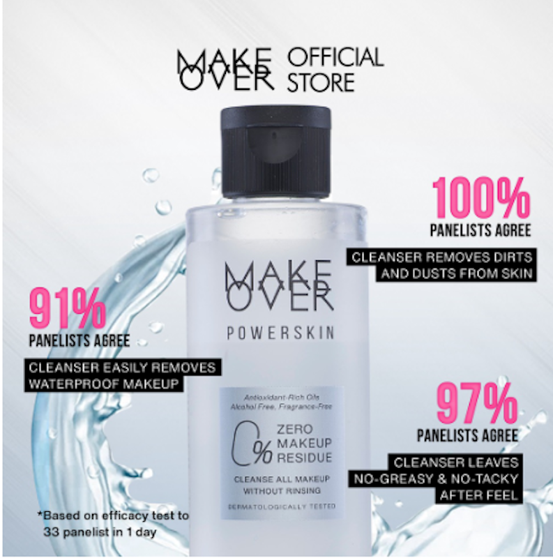 MAKE OVER | Powerskin Bi-Phase Oil Micellar Water