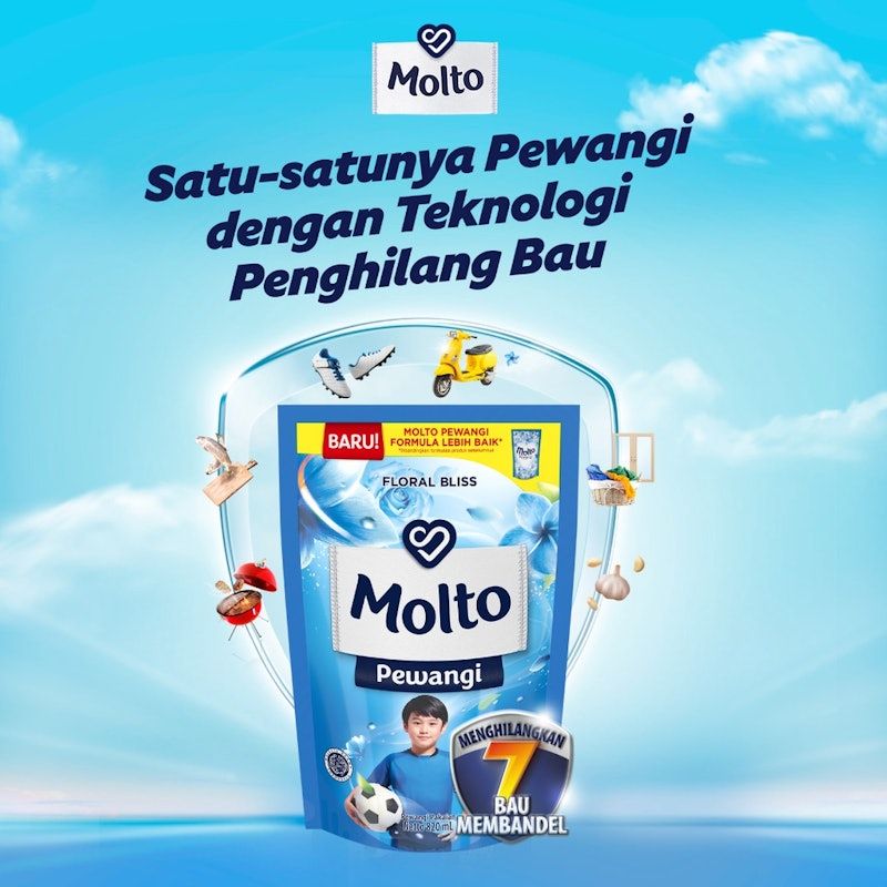 Molto Pewangi Blue