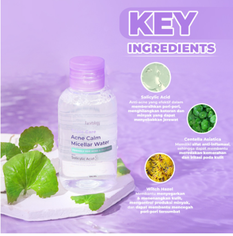 Facetology | Triple Care Acne Calm Micellar Water