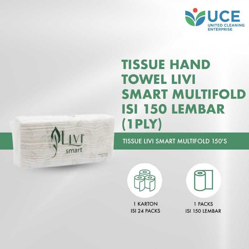 Livi EDay MFold Towel 150s Plastic