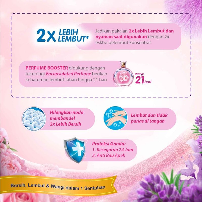 Soklin Deterjen Bubuk Softergent Lavender & Lily