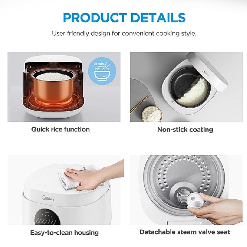 Midea | Digital Rice Cooker 1L