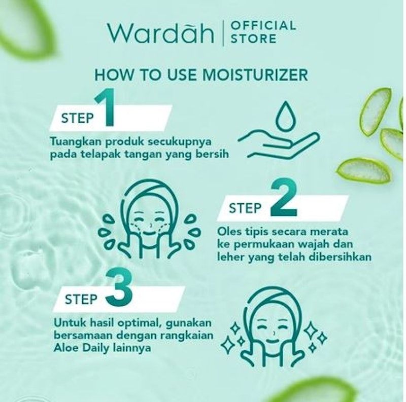 Wardah | Nature Daily Aloe Hydramild Moisturizer Cream