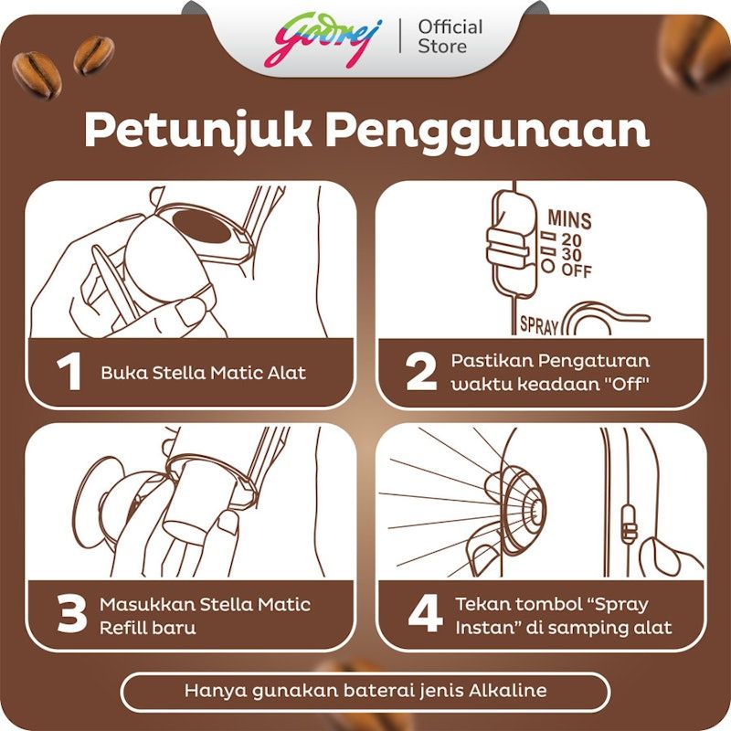 Stella | Mini Matic Parfum'ist Set - Caffe Latte