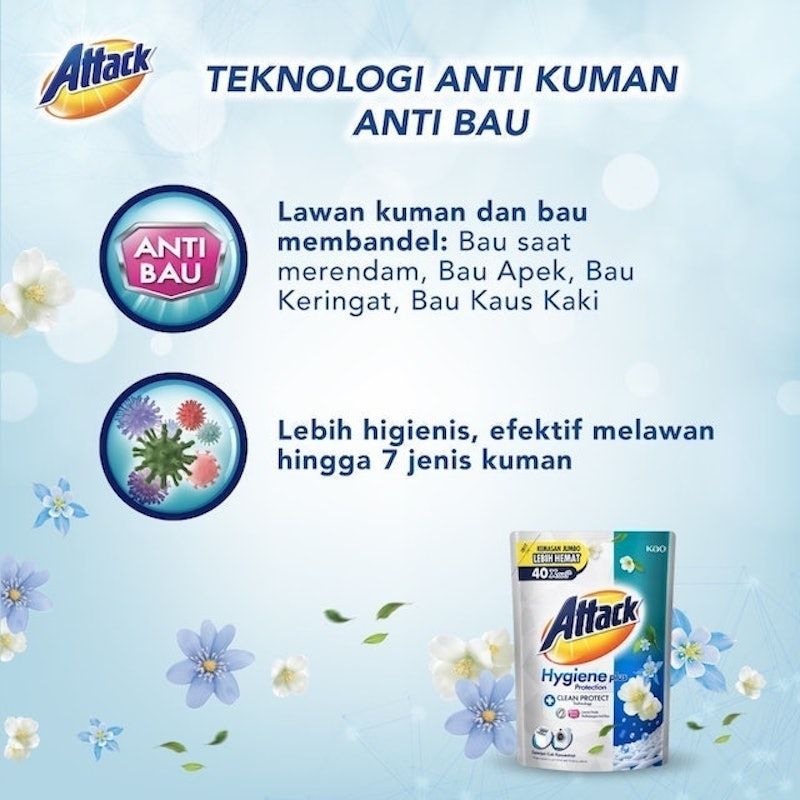 Attack | Hygiene Plus Deterjen Cair