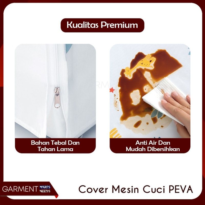 Cover Mesin Cuci Bukaan Atas Premium