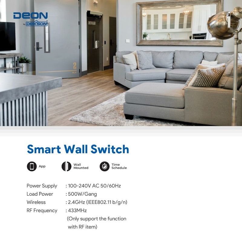 DEON Smart Wall Switch 3G